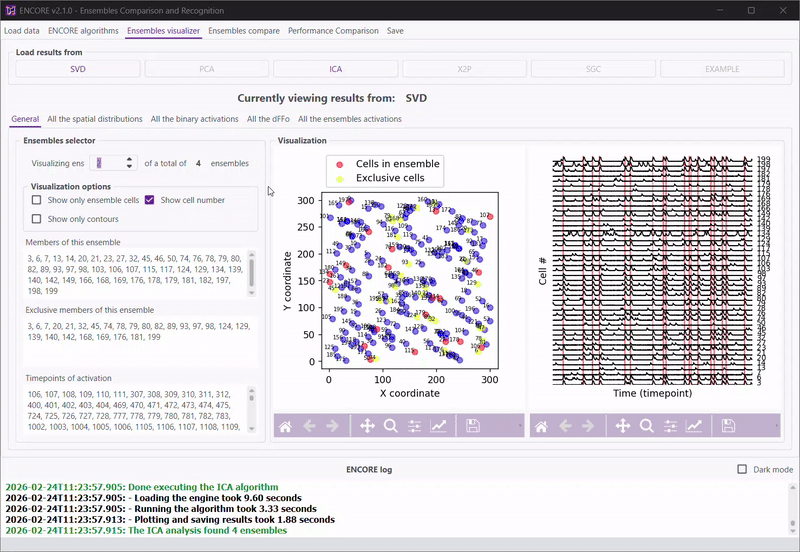 Demo comparing results